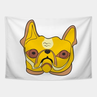 French Bulldog face Tapestry