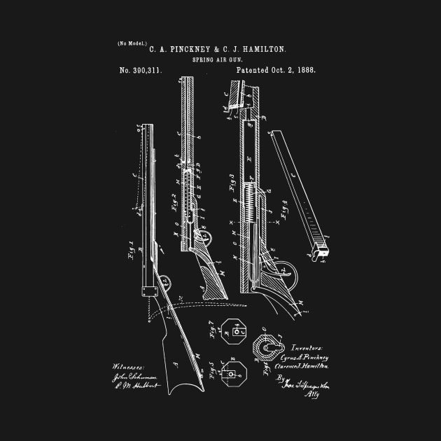 AIR GUN patent, Air gun blueprint by Anodyle