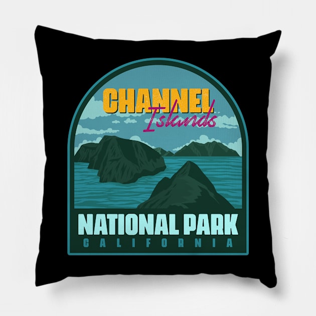 Channel Islands National Park Pillow by Sachpica