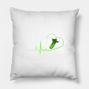 Celery Heartbeat Pillow