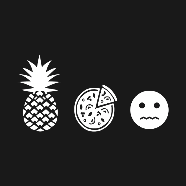 Pineapples on pizza are the worst Funny Symbols by BlueTodyArt