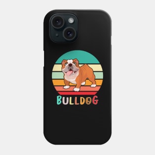 Vintage Retro Bulldog Phone Case