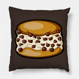 Chocolate Chip Ice Cream Sandwich Pillow