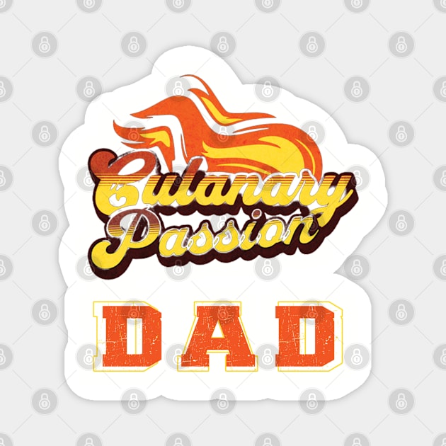 Father's Day  Foodie Dads Magnet by TeeText