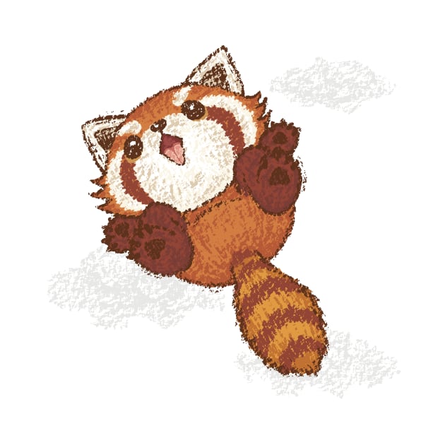 Red panda jump by sanogawa