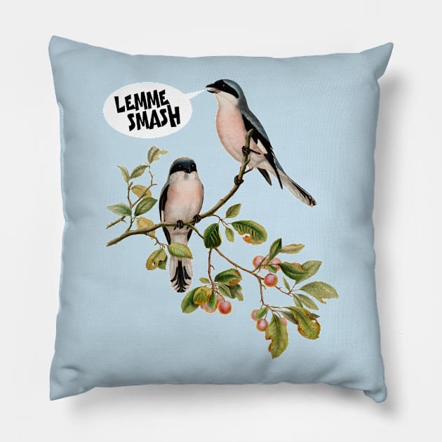 Lemme Smash Meme Bird Pillow by DankFutura