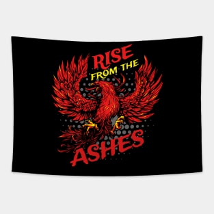 Rise Like The Phoenix From The Ashes Tattoo Art Tapestry