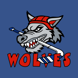 Wolves Hockey Logo T-Shirt