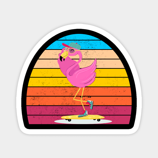 flamingo Magnet by lonway