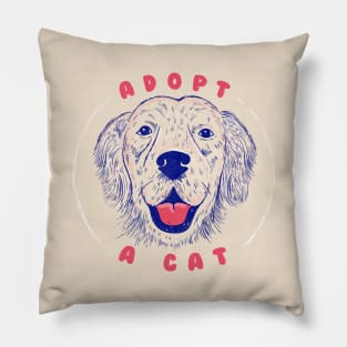 Adopt a Cat Pillow