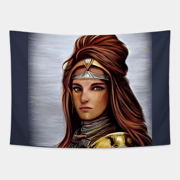 Warrior Woman Tapestry by ArtistsQuest