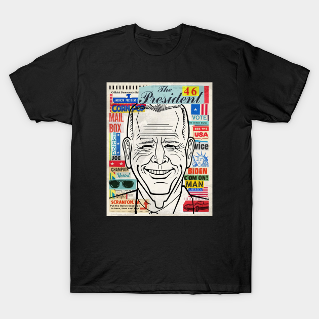 Discover BIDEN THE PRESIDENT 46 - Joe Biden - T-Shirt