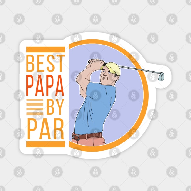 Best Papa By Par Magnet by DiegoCarvalho