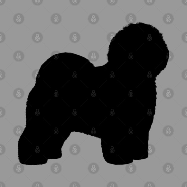 Old English Sheepdog Silhouette by Coffee Squirrel