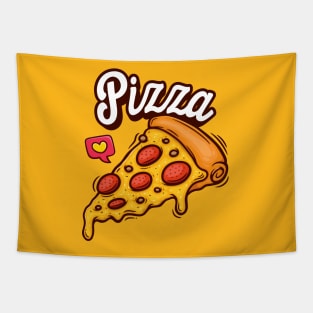 I Love Pizza Tapestry