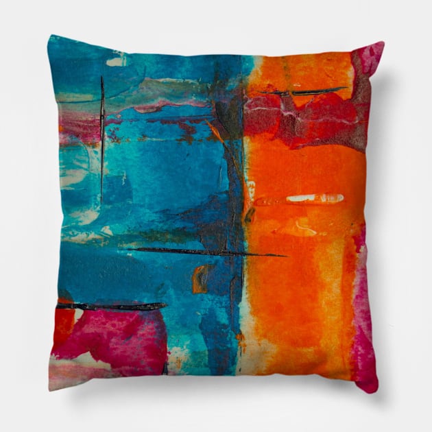 Abstract No 32 Pillow by  Absolutely Fantastic