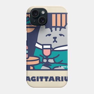 Quarantine Cat Zodiac Signs: Sagittarius cat Phone Case