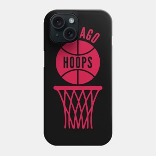 Retro Chicago Basketball Red Logo Phone Case