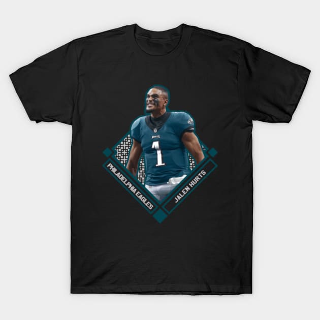 New Jalen Hurts Philadelphia Eagles T-shirt Black Short Sleeve All