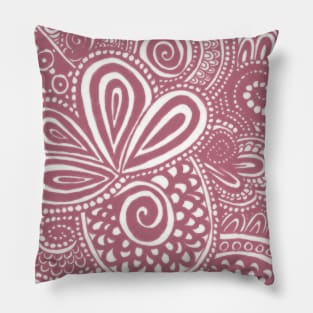 Dusty Rose Pina Swirls Pillow