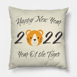 Happy New Year 2022 Year of the Tiger Pillow