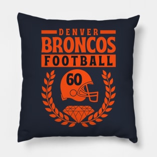 Denver Broncos 1960 American Football Pillow