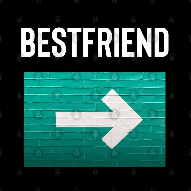 Bestfriend Arrow Pointing To The Left, Friendship. by docferds