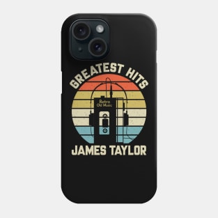 Greatest Hits James Retro Walkman Taylor Vintage Art Phone Case