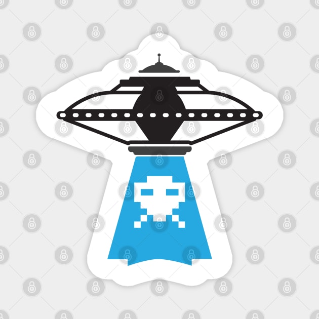 UFO Abduction Magnet by justSVGs