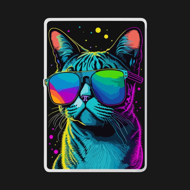 Cat with Sunglasses by ReaBelle