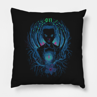Stranger Things Pillow - ELEVEN by Harantula