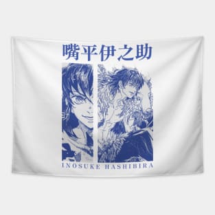 Bad inosuke anime design Tapestry