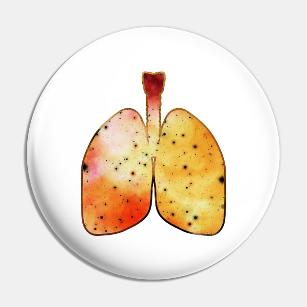 Cystic Fibrosis Shirt | Lung Stars Gift Pin by Gawkclothing