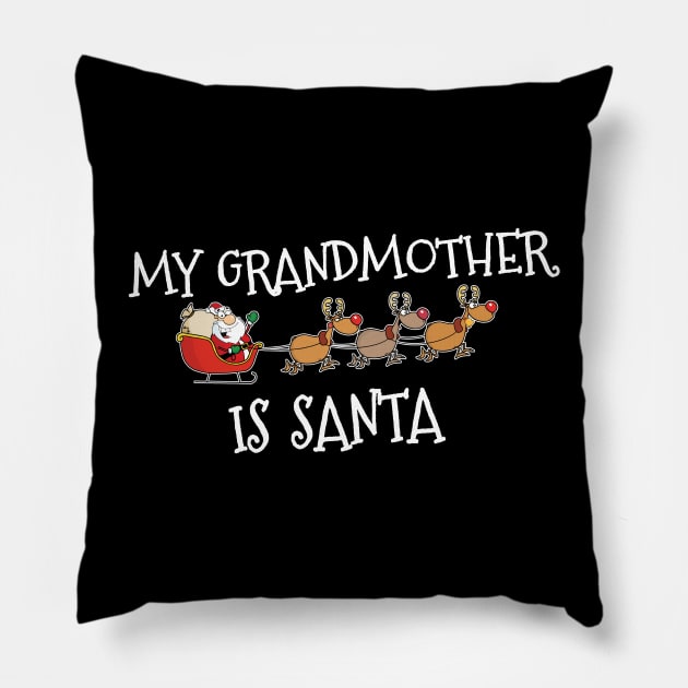 Matching family Christmas outfit Grandmother Pillow by JamesBosh