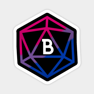 Bi Pride Flag Dice Magnet