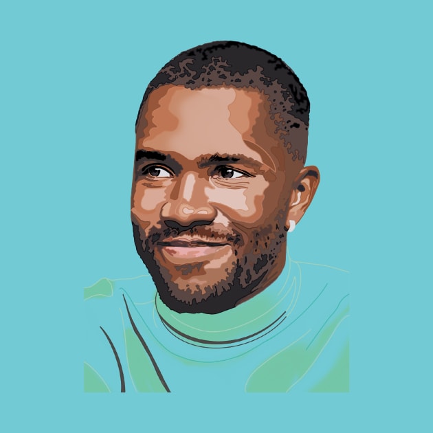 Frank Ocean Original Fan Art by HAPHEART.COM