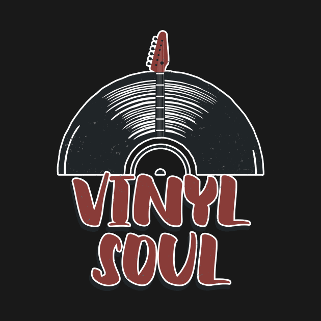 Vinyl Soul DJ vintage Record Music Lover by Foxxy Merch