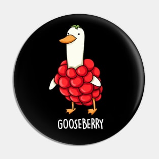 Gooseberry Funny Animal Pun Pin