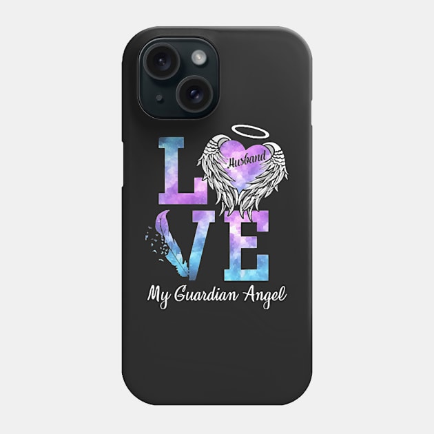 Love Husband My Guardian Angel Phone Case by methetca