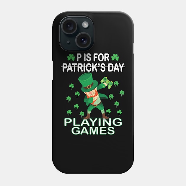 P for Playing Games Phone Case by othmane4