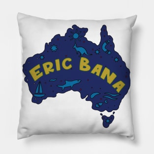 AUSTRALIA MAP AUSSIE ERIC BANA Pillow