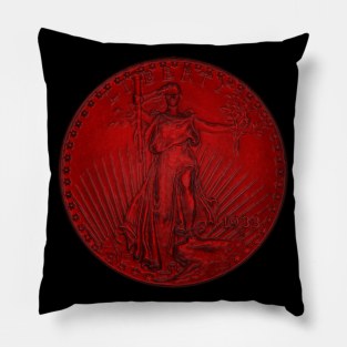 USA Liberty 1933 Coin in Red Pillow