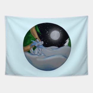 The Festive Moon Tapestry