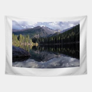 Longs Peak Reflection Tapestry