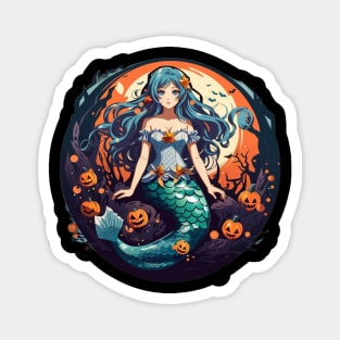 Orange Night Halloween Magnet