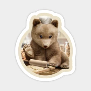 Baby Bear Chef Magnet