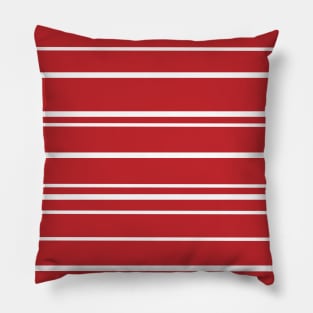 Red & White Candy Stripes Pillow