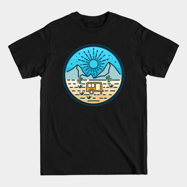 Discover Mountain Circle - Mountain - T-Shirt