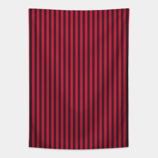 Red and Gray Stripes Pattern 046#001 Tapestry