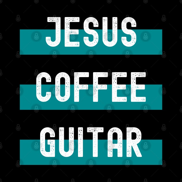 Jesus Coffee Guitar by E.S. Creative